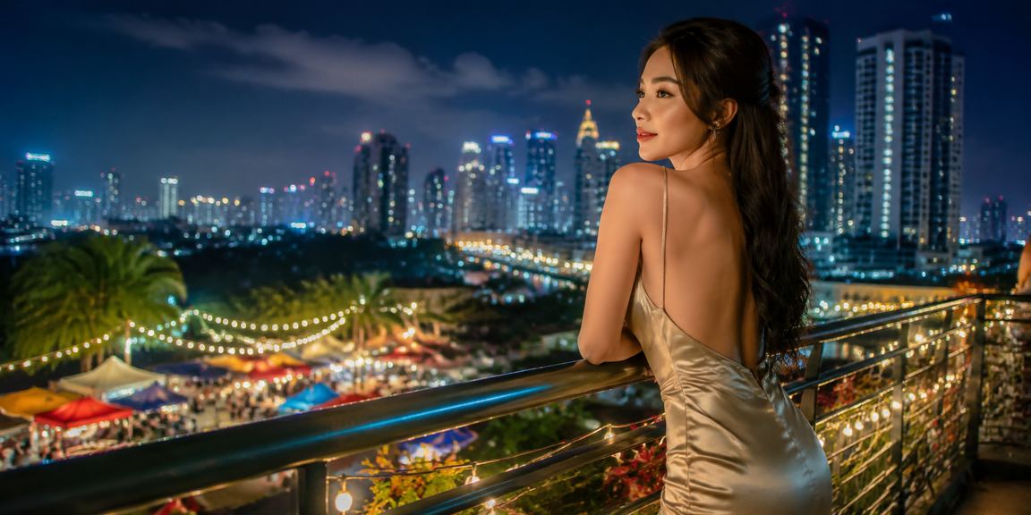 Cảnh chợ đêm Hồ Chí Minh với người dùng đặt cược thể thao qua điện thoại di động